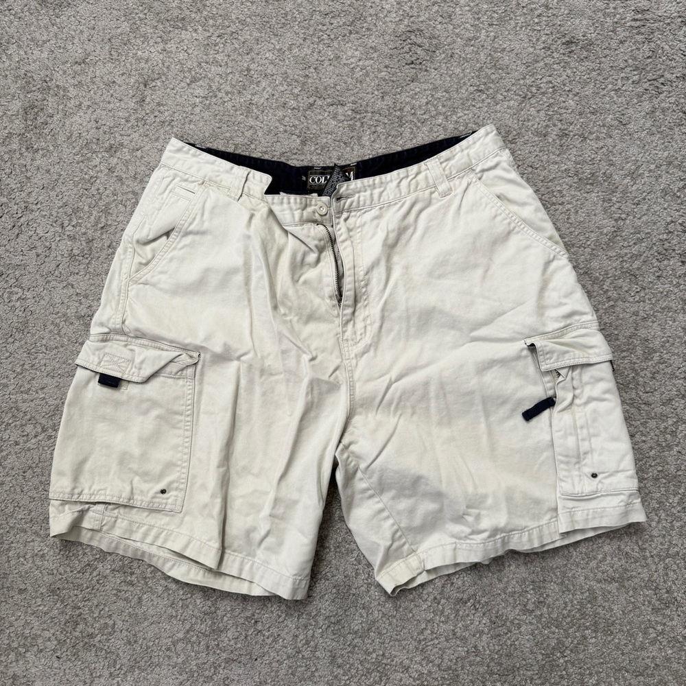 Coliseum - Men's Cream/White Cargo Shorts